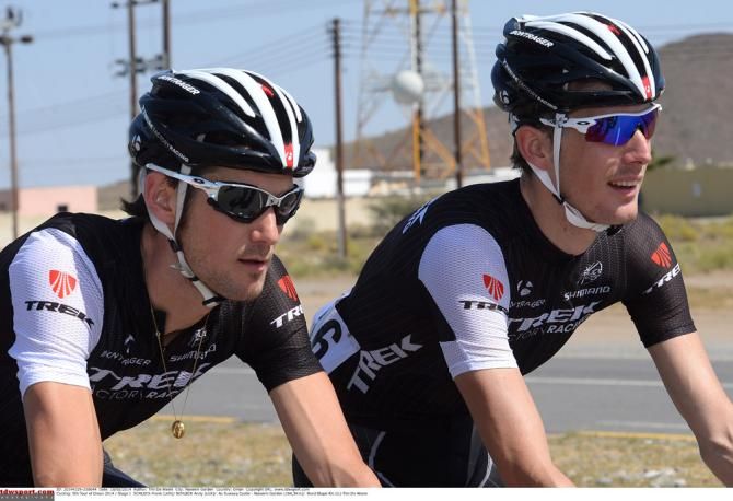 The Schleck brothers, Frank and Andy, are racing together once again