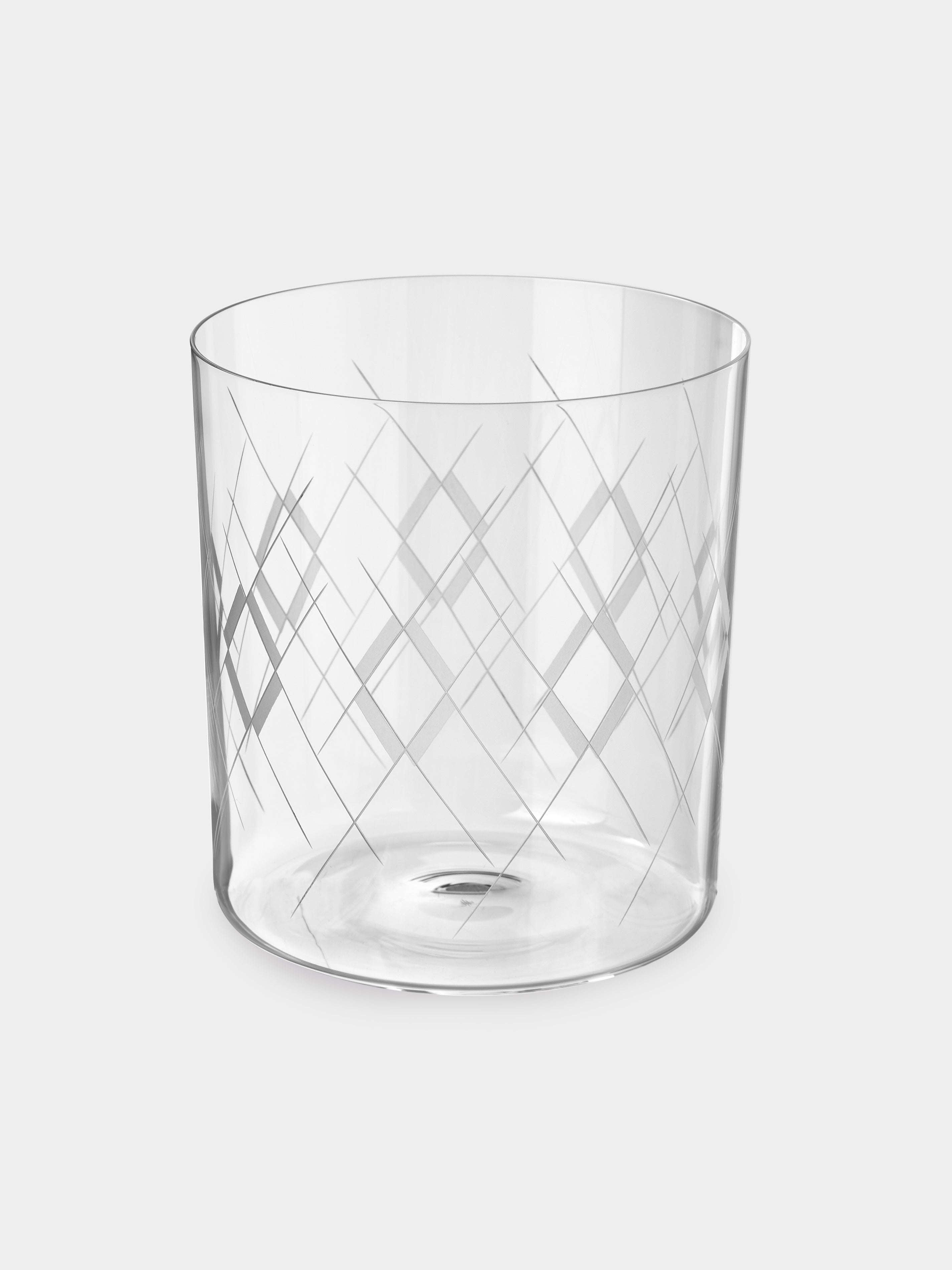 Neo Series Vi Hand-Engraved Crystal Double Old Fashioned Glass