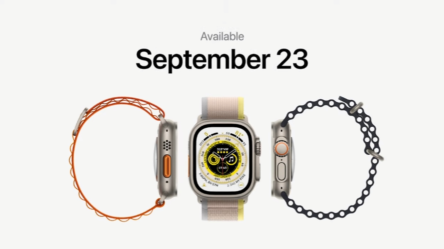 Screengrab from Apple's Far Out event