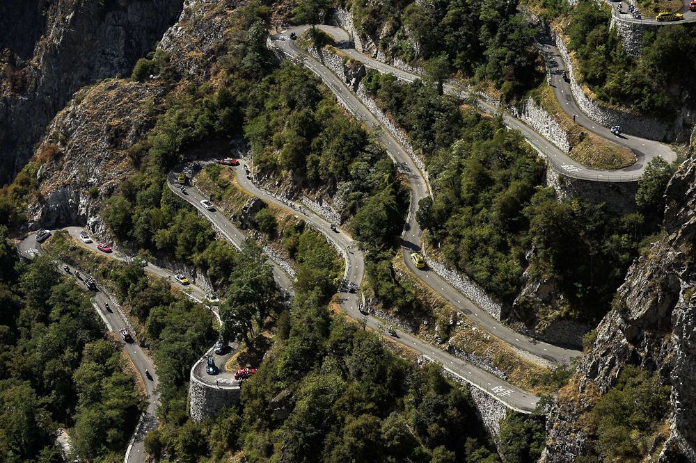 The formidable Lacets de Montvernier from stage 18.