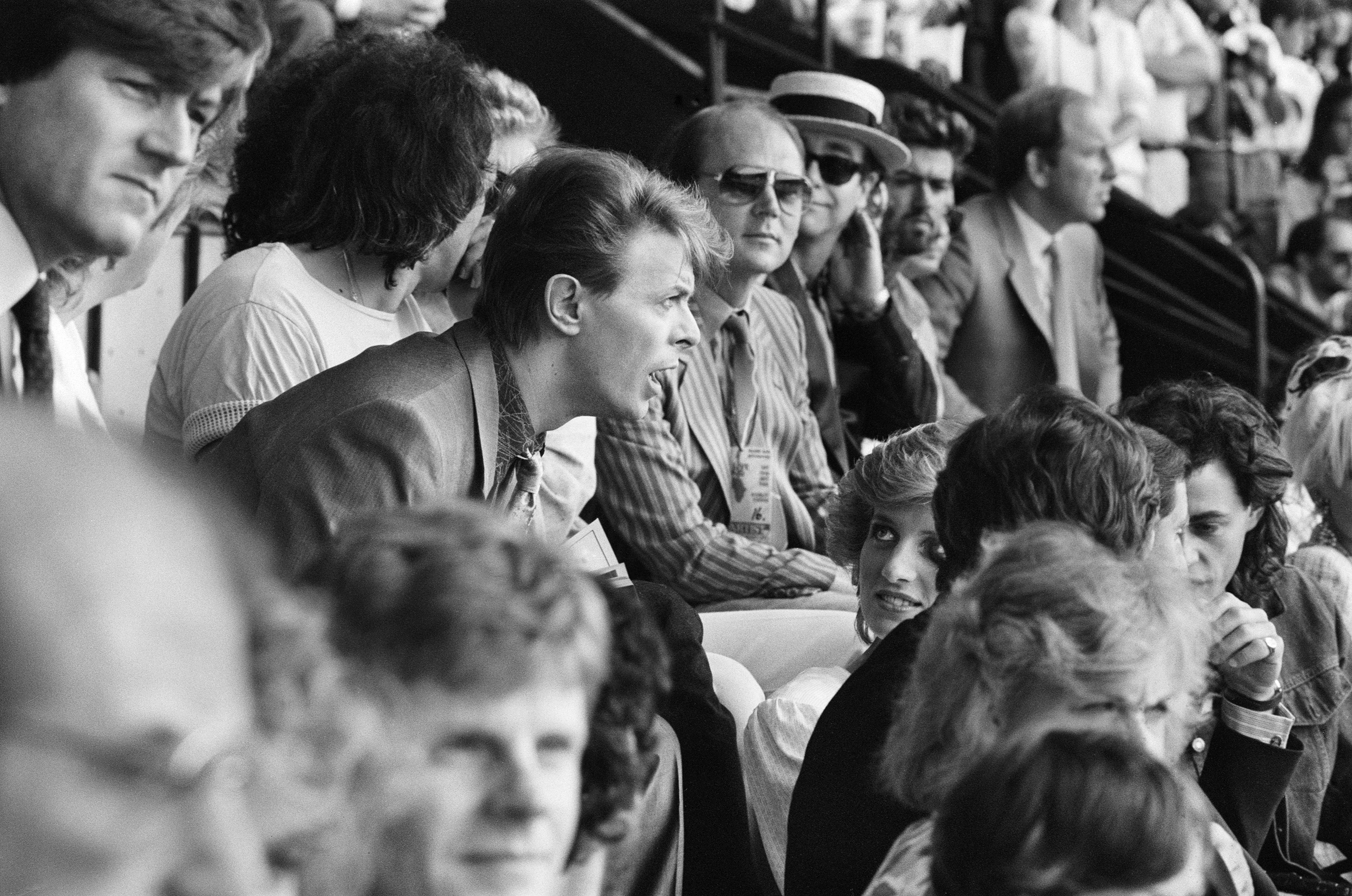 Princess Diana and David Bowie