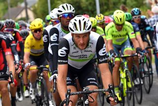 Steven Cummings chases on stage 2 of the 2016 Tour de France