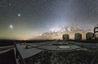 Panoramic view of Milky Way over VLT
