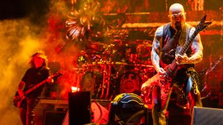 Slayer onstage in 2025