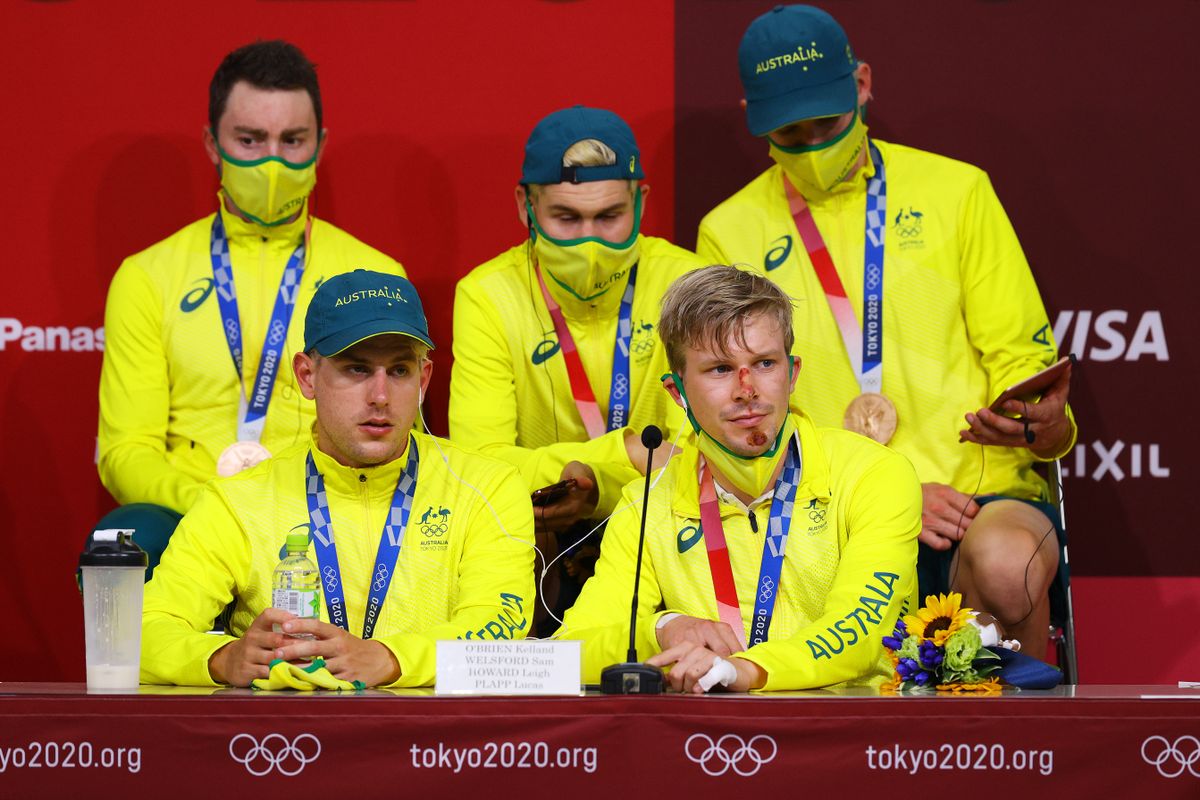 Australia took bronze in the team pursuit at the Tokyo Olympics