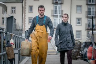 Floodlights stars Jonas Armstrong and Morven Christie also appeared in The Bay together.
