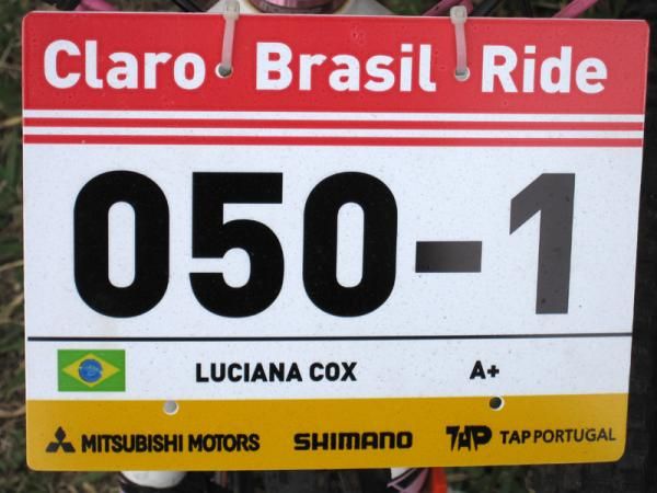 A Brasil Ride number plate