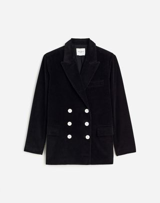 Madewell, Alexa Chung for Madewell Double-Breasted Blazer in Corduroy 