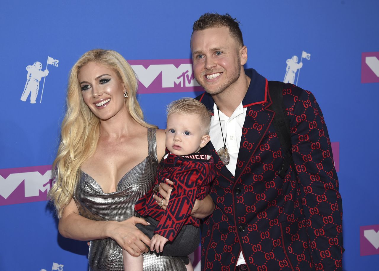 Heidi Montag, Spencer Pratt, and their son Gunner.