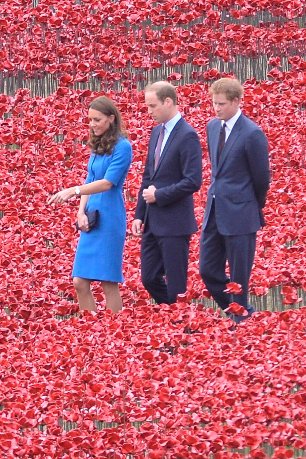 Kate Middleton, Prince William and Prince Harry