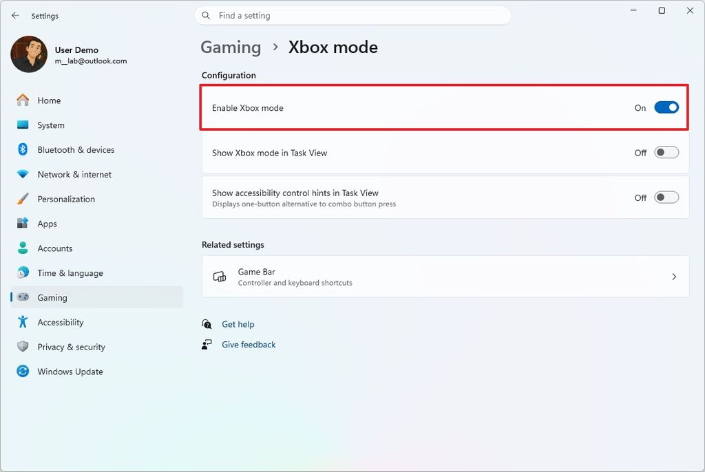 Xbox mode rename