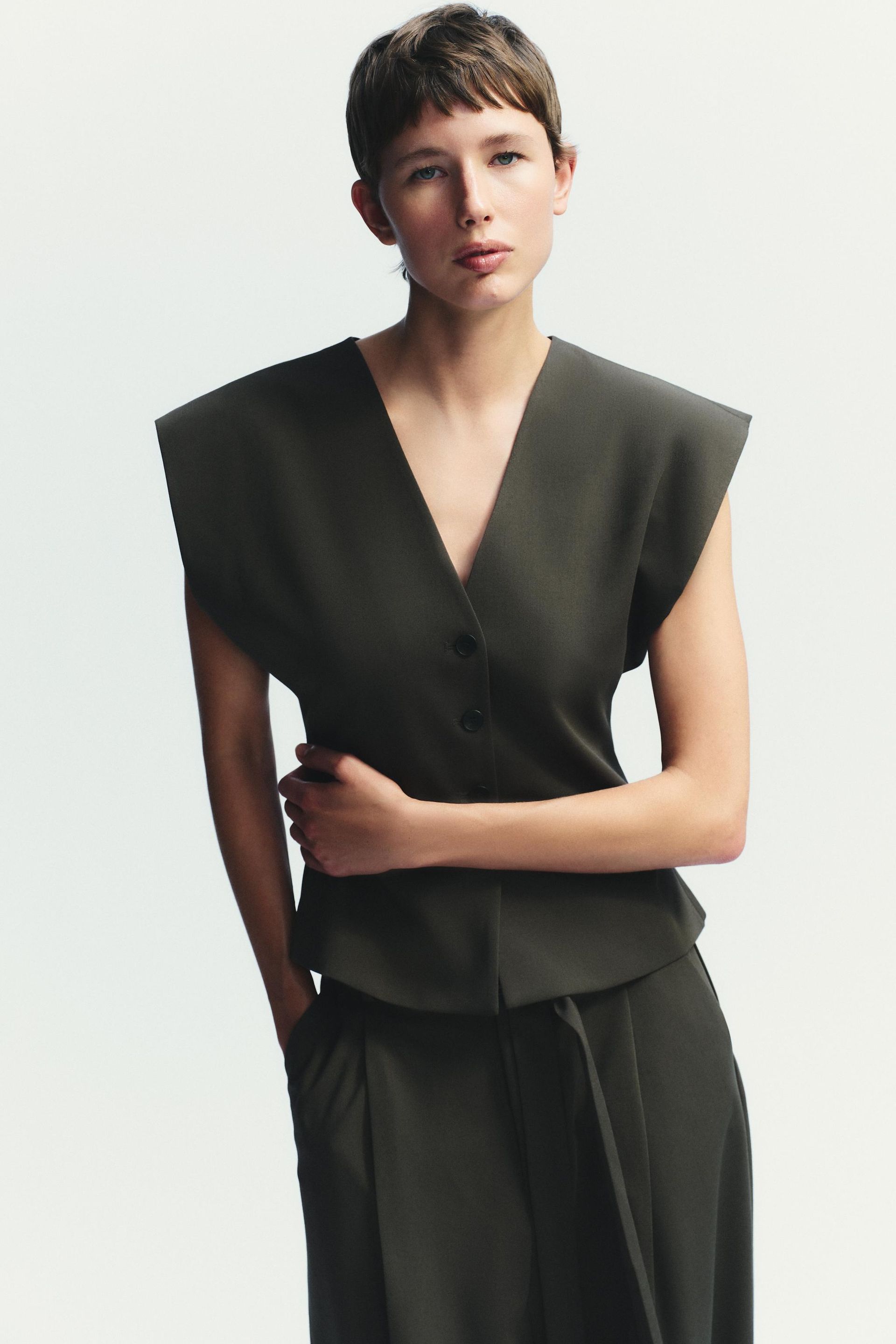 Pinstripe Vest