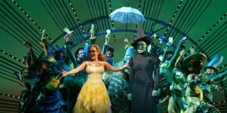 Idina Menzel and Kristin Chenoweth in Wicked on Broadway