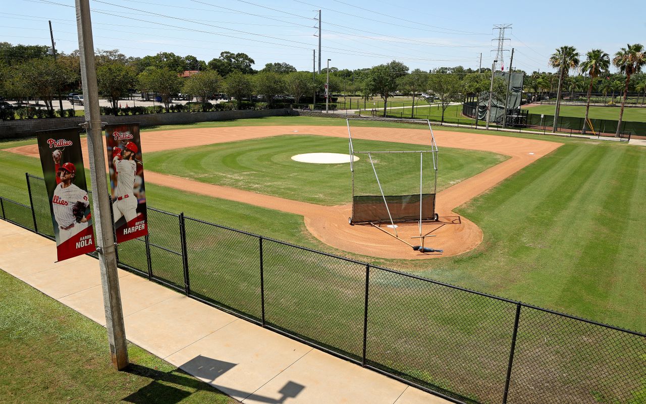 A Phillies spring training field.