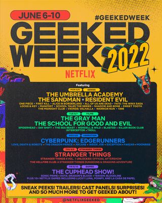 Netflix Geeked Week 2022 poster