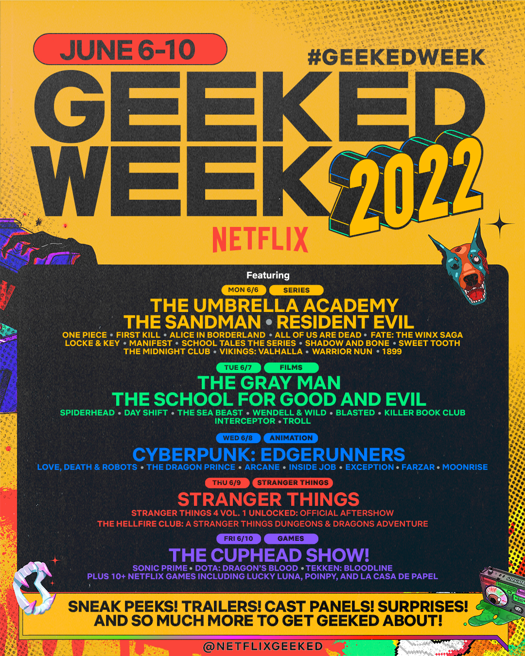 Netflix Geeked Week 2022 Poster