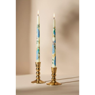 Floral taper candles