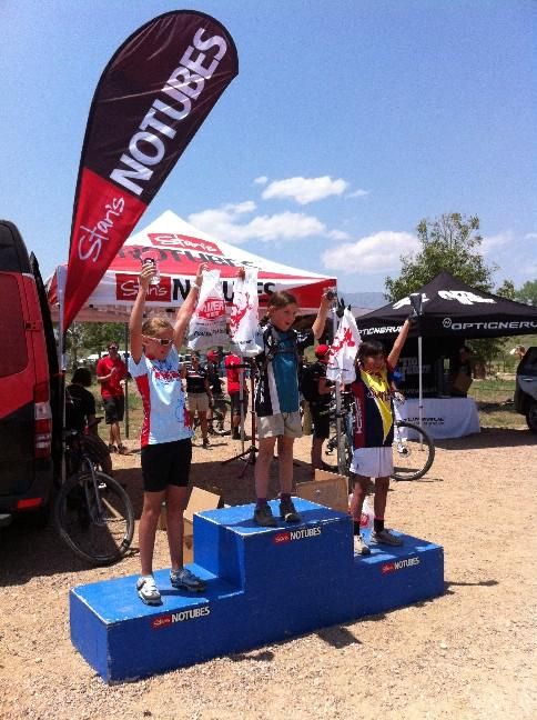 Junior podium at the Beti Bash