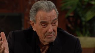 Eric Braeden in black as Victor in The Young and the Restless