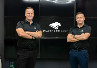 PLATFORM Golf founders Thomas Hackett (left) and Rory Flanagan