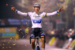 Mathieu van der Poel wins in Diegem