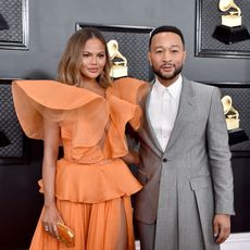 los angeles, california january 26 chrissy teigen and john legend attend the 62nd annual grammy awards at staples center on january 26, 2020 in los angeles, california photo by axellebauer griffinfilmmagic