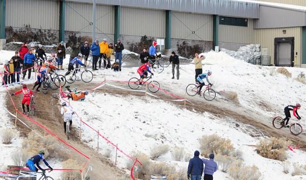 This uphill section was the scene of much carnage today.