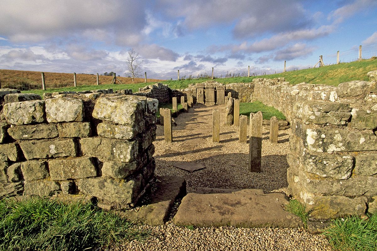 This 1,800-year-old temple was dedicated to the god Mithras.