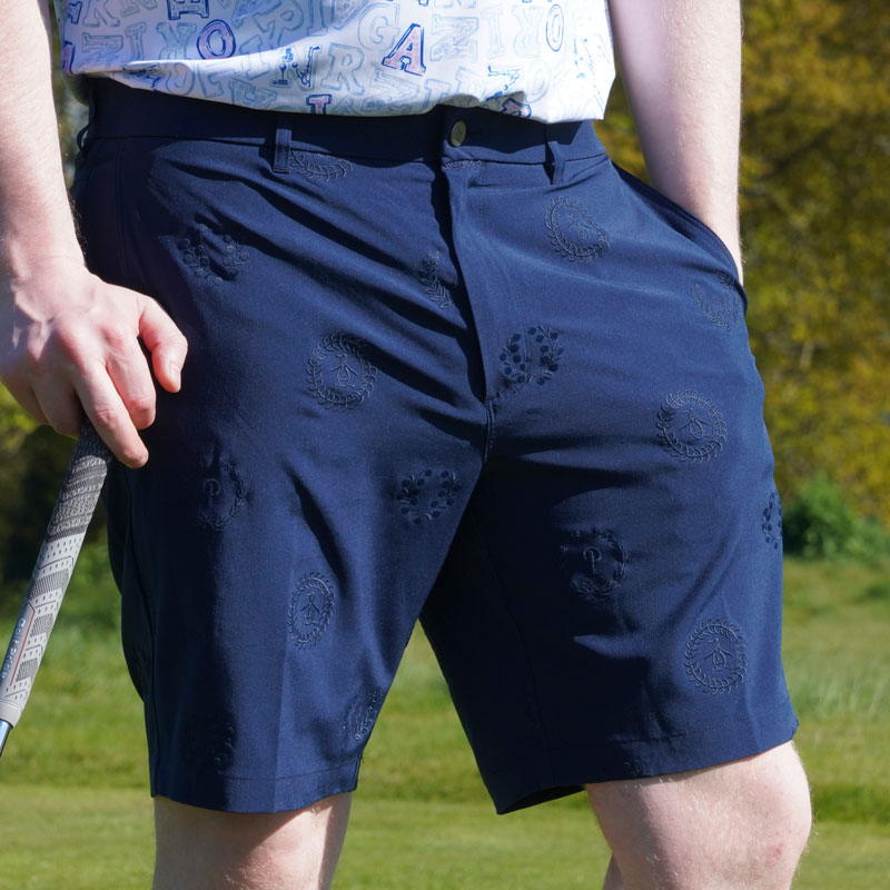 Original Penguin Victory Crest Embroidered Short