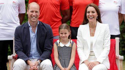 The Prince and Princess of Wales attend the Commonwealth Games with Princess Charlotte