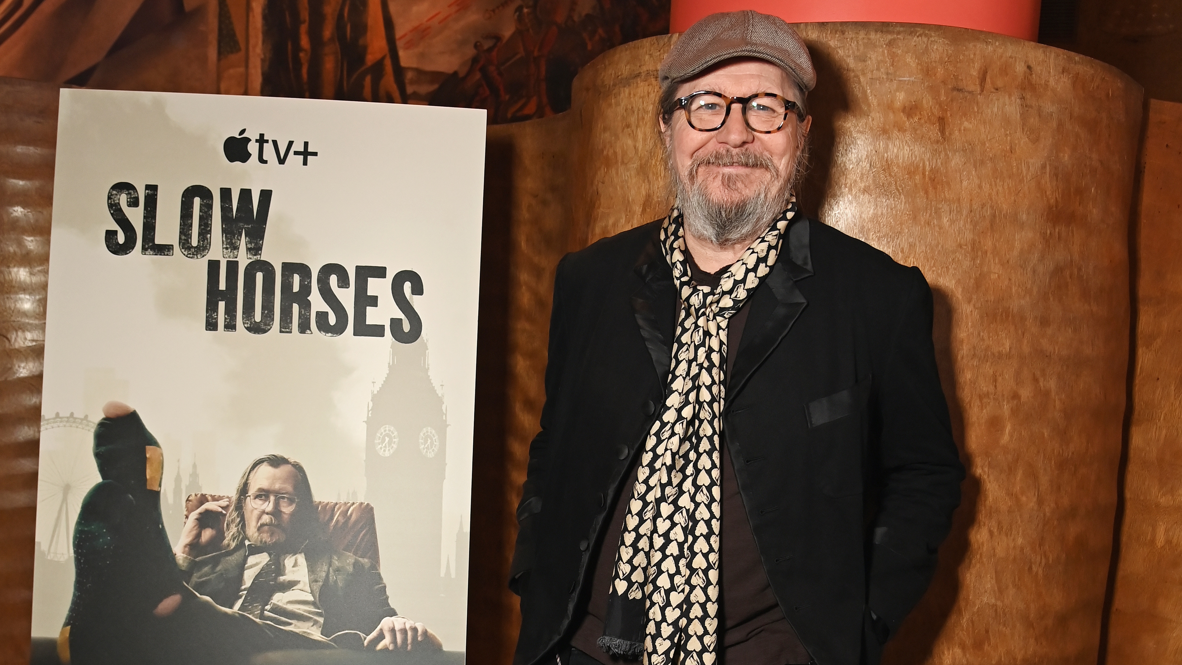 Gary Oldman attends a special screening and Q&amp;amp;A for &quot;Slow Horses&quot; season five at The Ham Yard Hotel on September 26, 2025