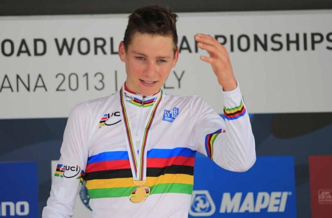 Mathieu van der Poel (Netherlands) was crowned 2013 junior world champion in Florence.