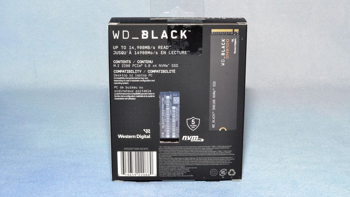Sandisk WD Black SN8100 2TB SSD Review: The fastest overall