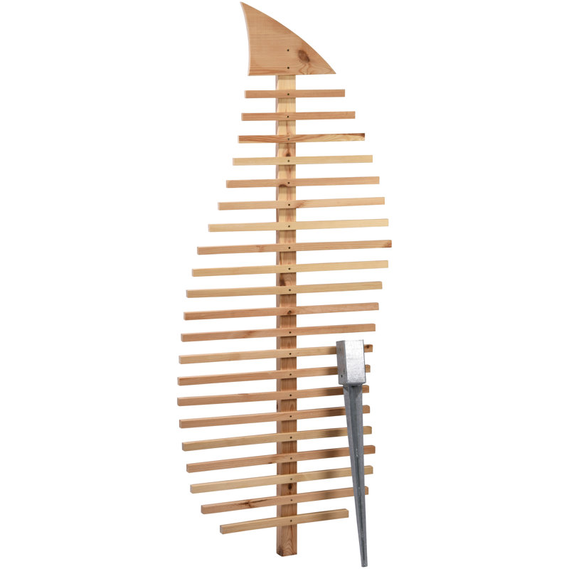 Dakota Fields Aneecia 186cm H X 76cm W Wood Arched Trellis | Wayfair.co.uk