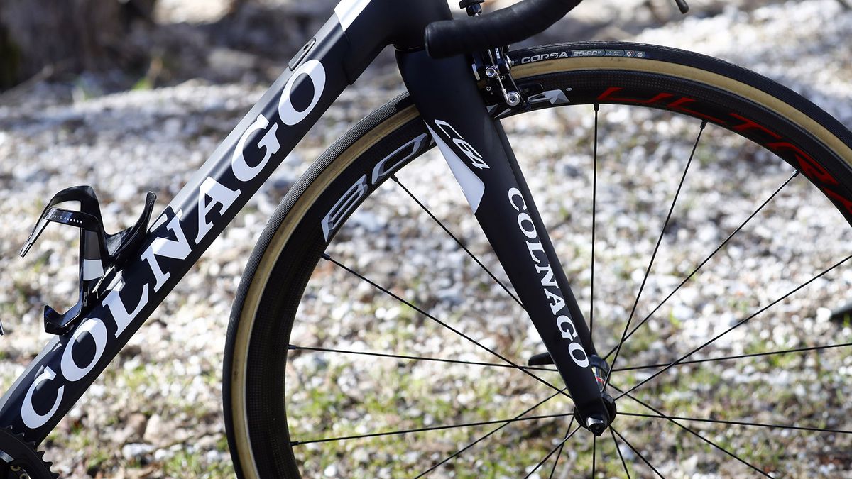 A look at the new forks on the Colnago C64