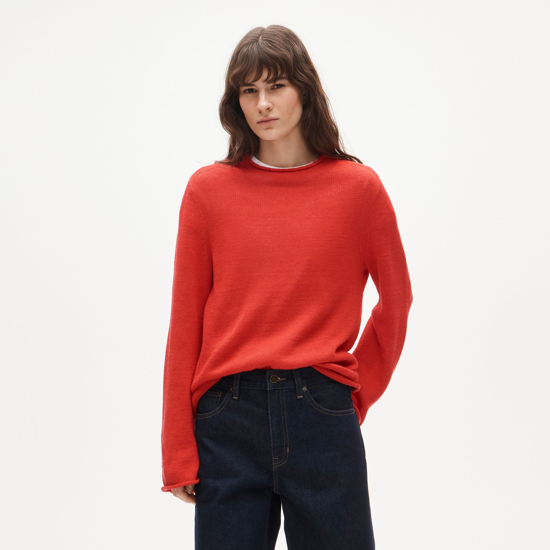 Summer Rollneck™ Sweater in Linen Blend