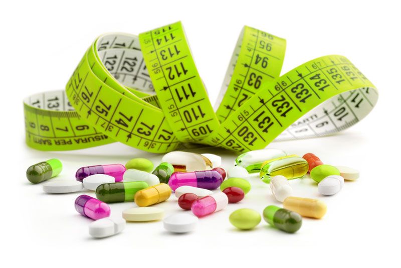 An image of weight loss supplements