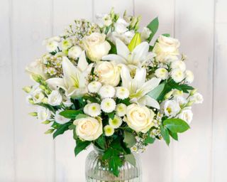 Ivory Embrace white bouquet