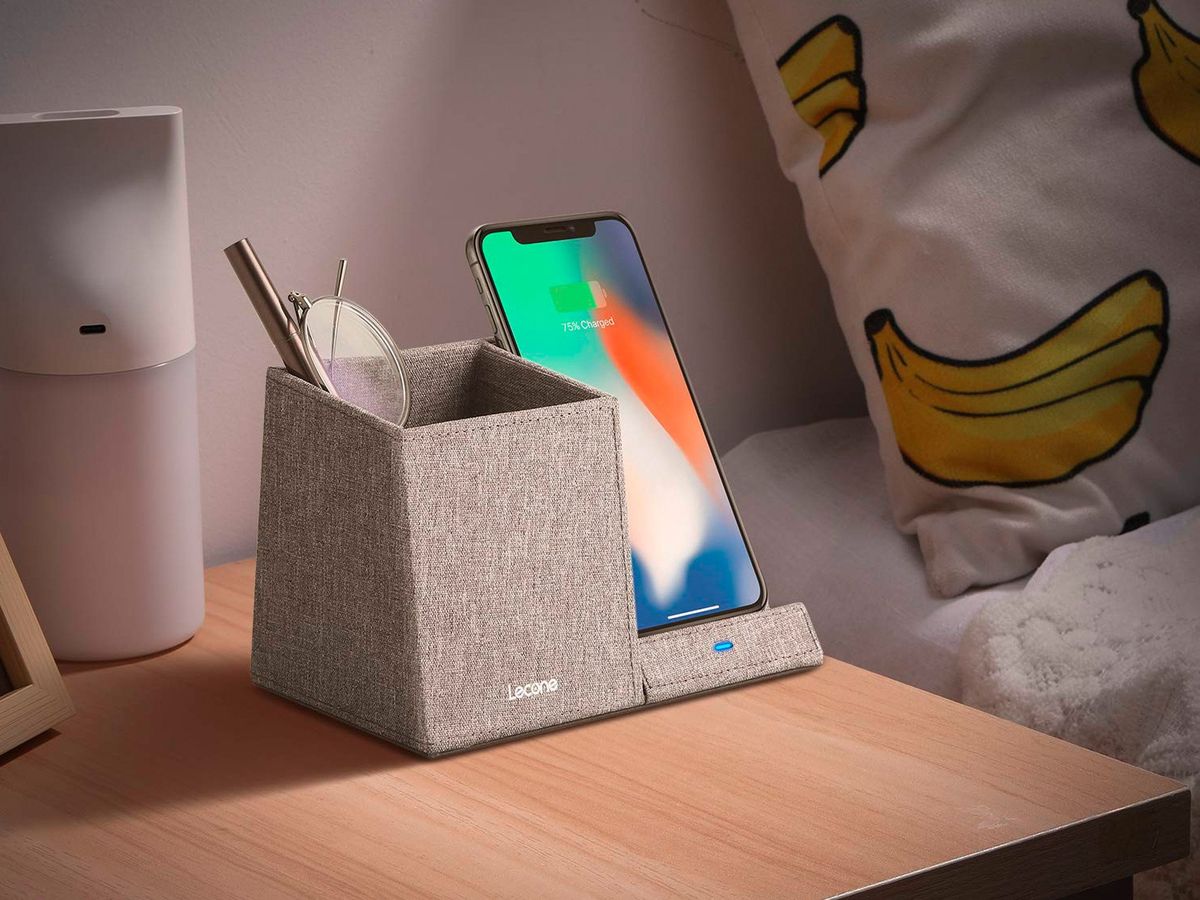 Lecone 10w Wireless Charging Desk Organizer Hero