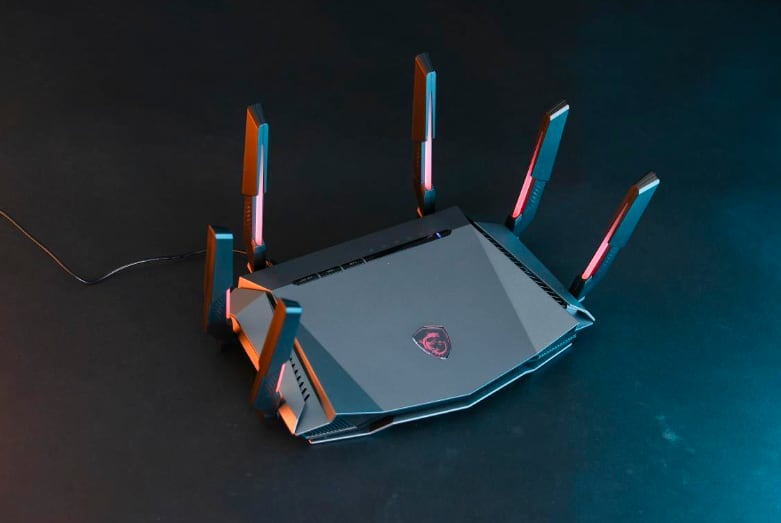 MSI's First Wi-Fi 6E Gaming Router Adds AI QoS, RGB Craziness