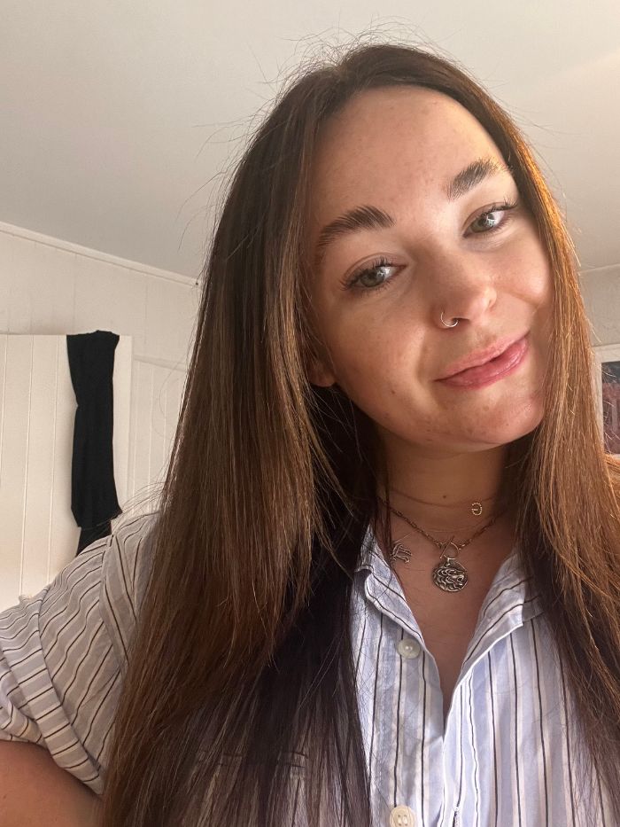 Copy editor Georgia Seago after testing the L&#039;Or&amp;eacute;al Professionnel SteamPod 4.0