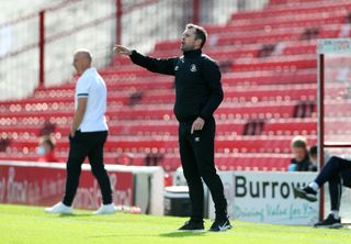 Nathan Jones returned to the Luton hotseat after an ill-fated spell as Stoke manager