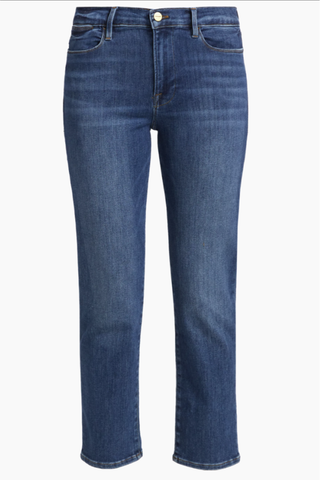 Le High Straight Cropped Jeans