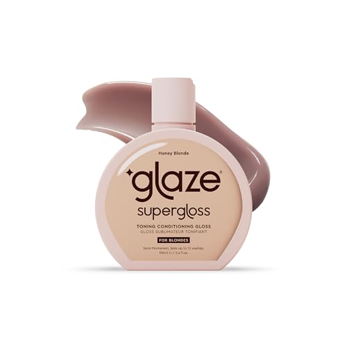 Glaze Super Colour Conditioning Gloss 190ml (2-3 Hair Treatments) Award Winning Treatment & Semi-Permanent Dye. No Mix/mess Hair Mask Colourant - Guaranteed Results in 10 Minutes