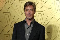 Brad Pitt at the UK premiere of Babylon, at BFI IMAX in London, January 2023.