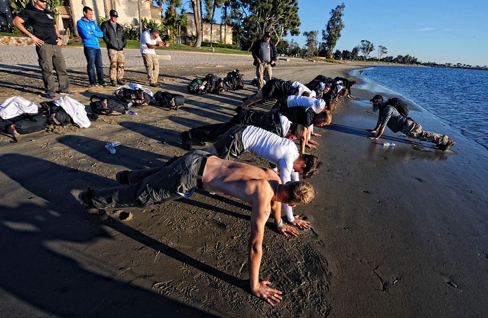 Novo Nordisk riders team-building with former US Navy SEALs