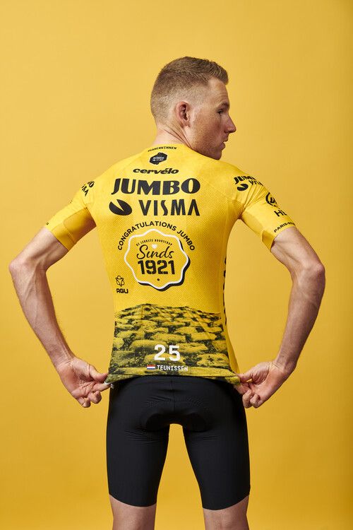 Jumbo-Visma unveil special-edition jersey for men's Paris-Roubaix