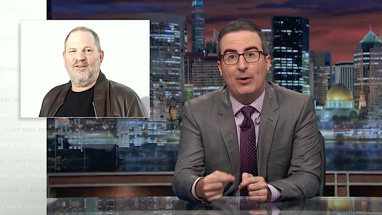 John Oliver takes on Harvey Weinstein