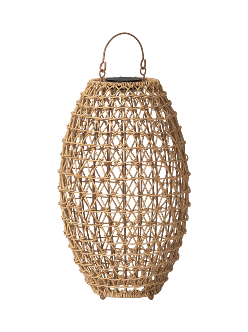 Open Weave LED Large Outdoor Lantern
