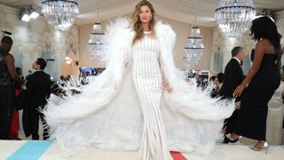 Gisele Bündchen's Met Gala 2023 look in New York on May 1st.